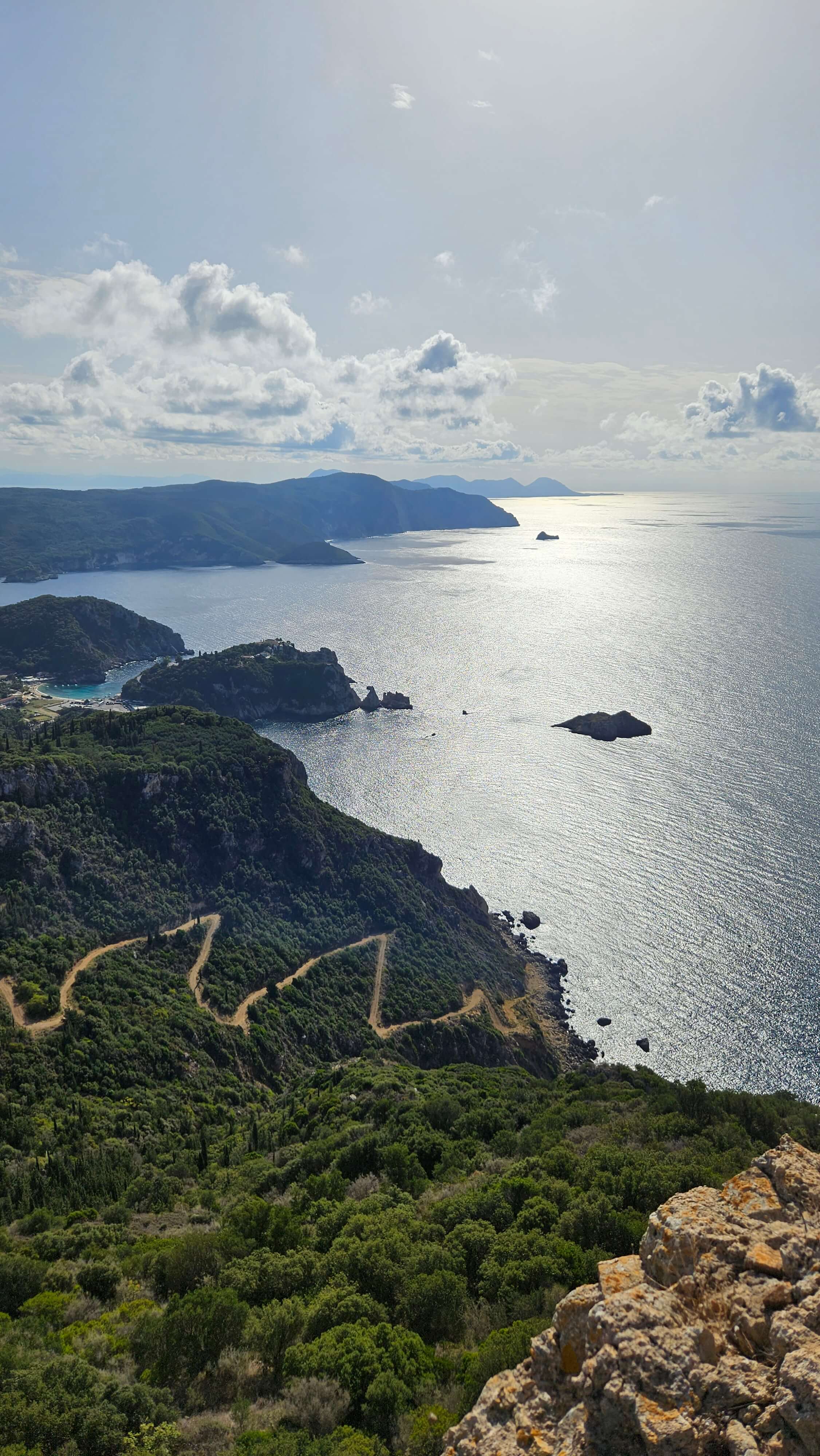 View From Angelokastro Fortress, Corfu. Photo: Doron Hashai